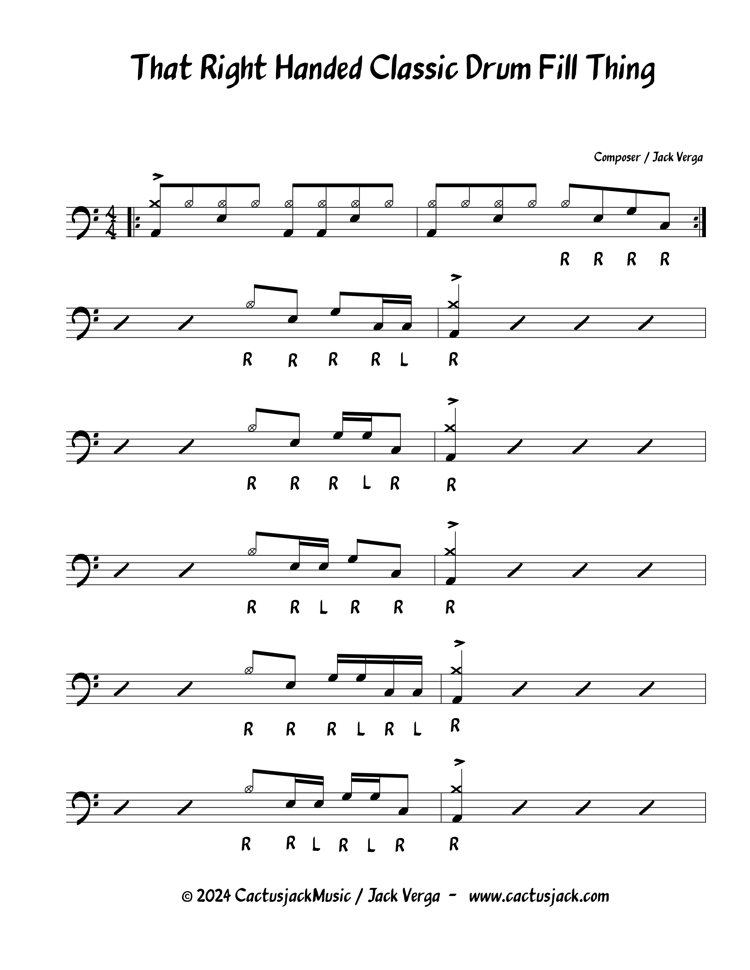 That Right Handed Classic Fill Thing page1